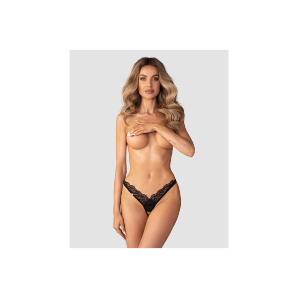 Arrowel string ouvert - Noir